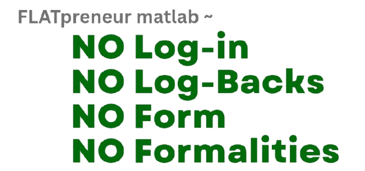No Login No Forms No Formalities